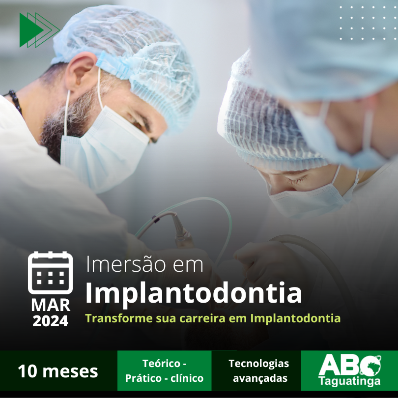 Curso Imersão em Implantodontia Tarcisio Pinto ABO TAG março